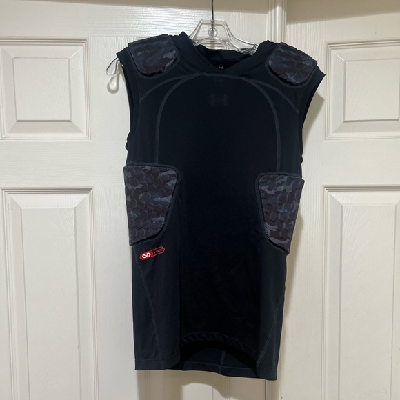 Under Armour Game Day Armour Camo 5-Pad Top – Size Medium Compression Protection - Picture 1 of 8